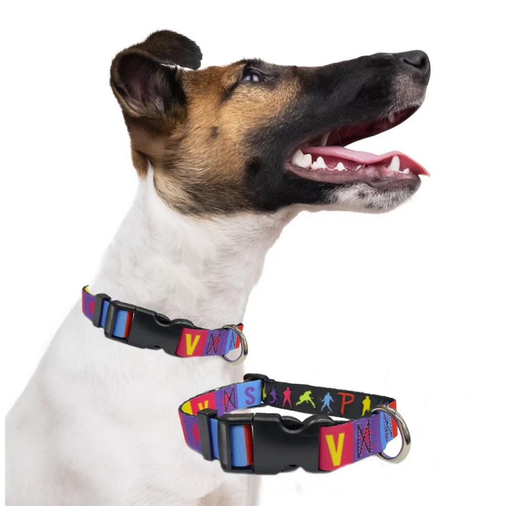 Perri’s Pet Products Colorful ELVIS Presley Adjustable Dog/Cat Collar Small